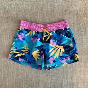 PATAGONIA Girl’s Baggies Shorts Quick Drying Pink Blue Green Yellow Large